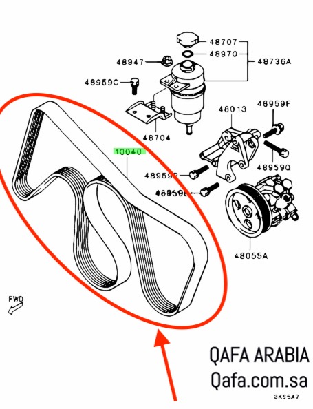 سير مكينة خارجي باجيرو - ياباني
