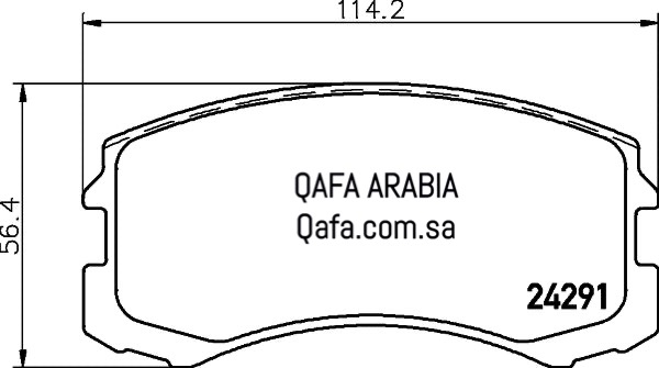 قماشات \ فحمات امامي لانسر - ياباني