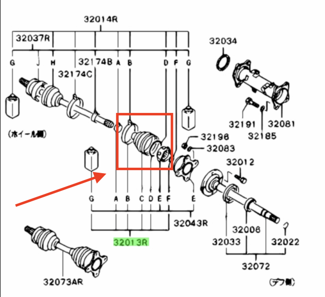 جلدة عكس داخلي + خارجي تايلندي