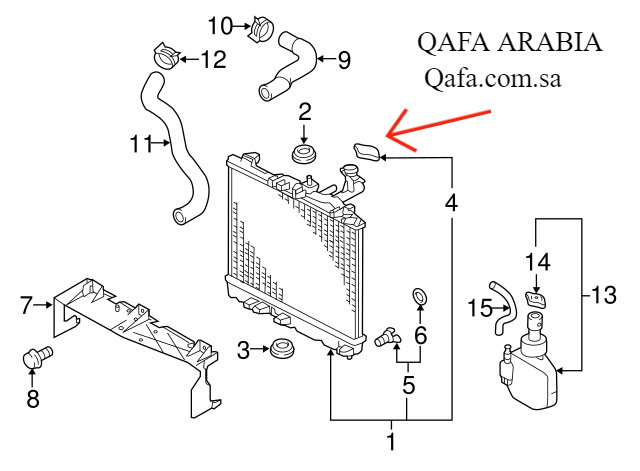 غطاء رديتر - ياباني