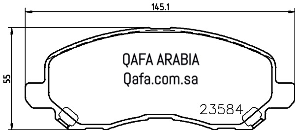 قماشات | فحمات امامي ياباني