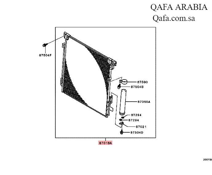 L200 AC Radiator 2015–2023 | Montero Sport 2015–2023
