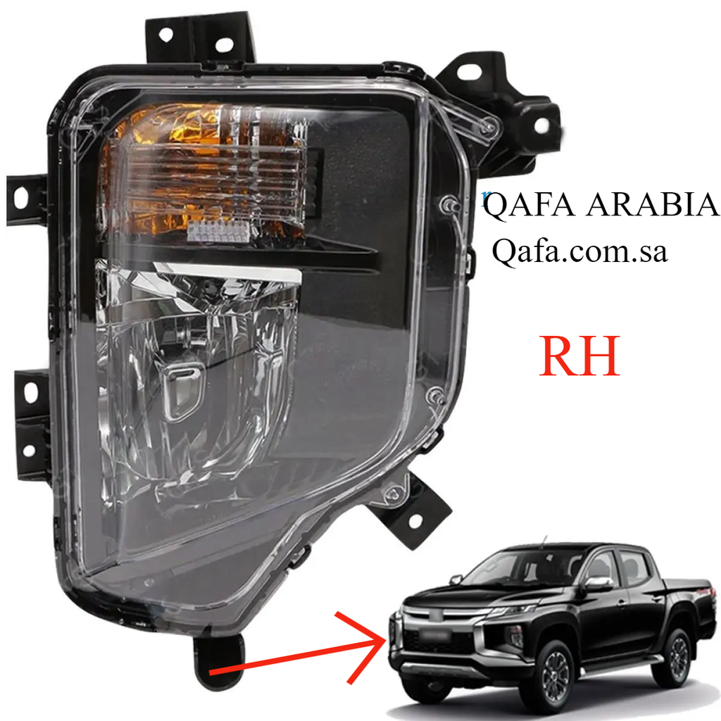 L200 Front Bumper Headlight – Standard Pickup 2020–2023, Right Side 